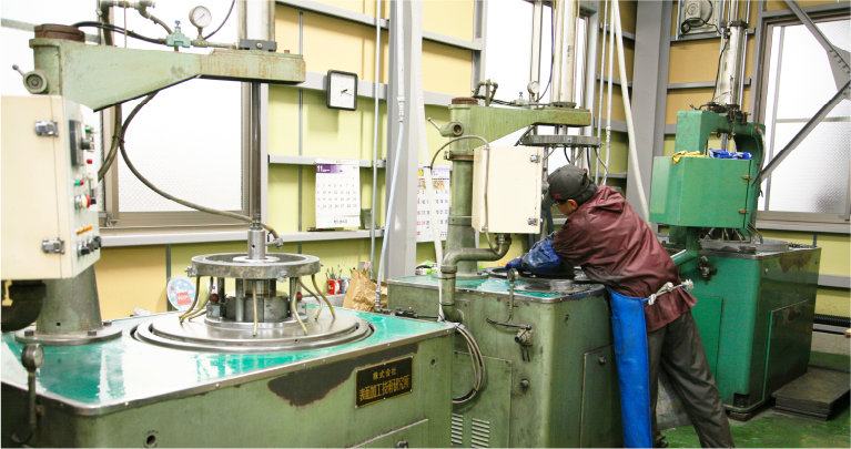 両面ラップ研磨